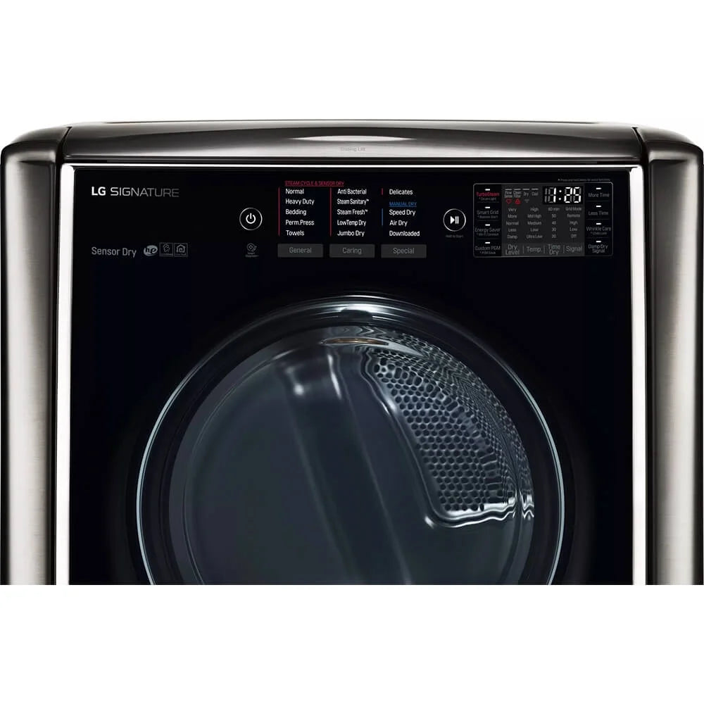 LG DLEX9500K 9.0 Cu. Ft. Black Stainless Smart Electric Dryer
