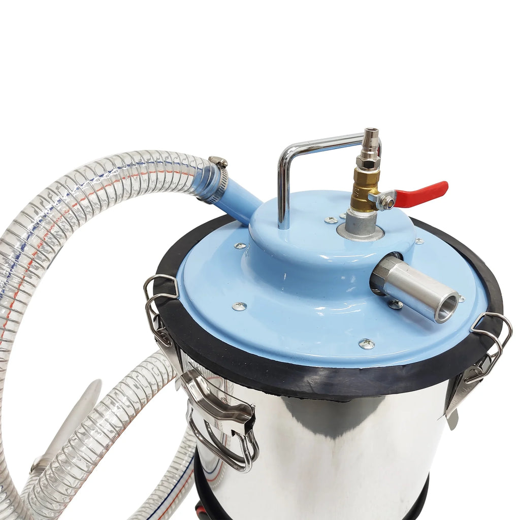 Industrial Pneumatic Vacuum Cleaner Dust Suction Machine Stainless Steel Cleaner 20L Capacity