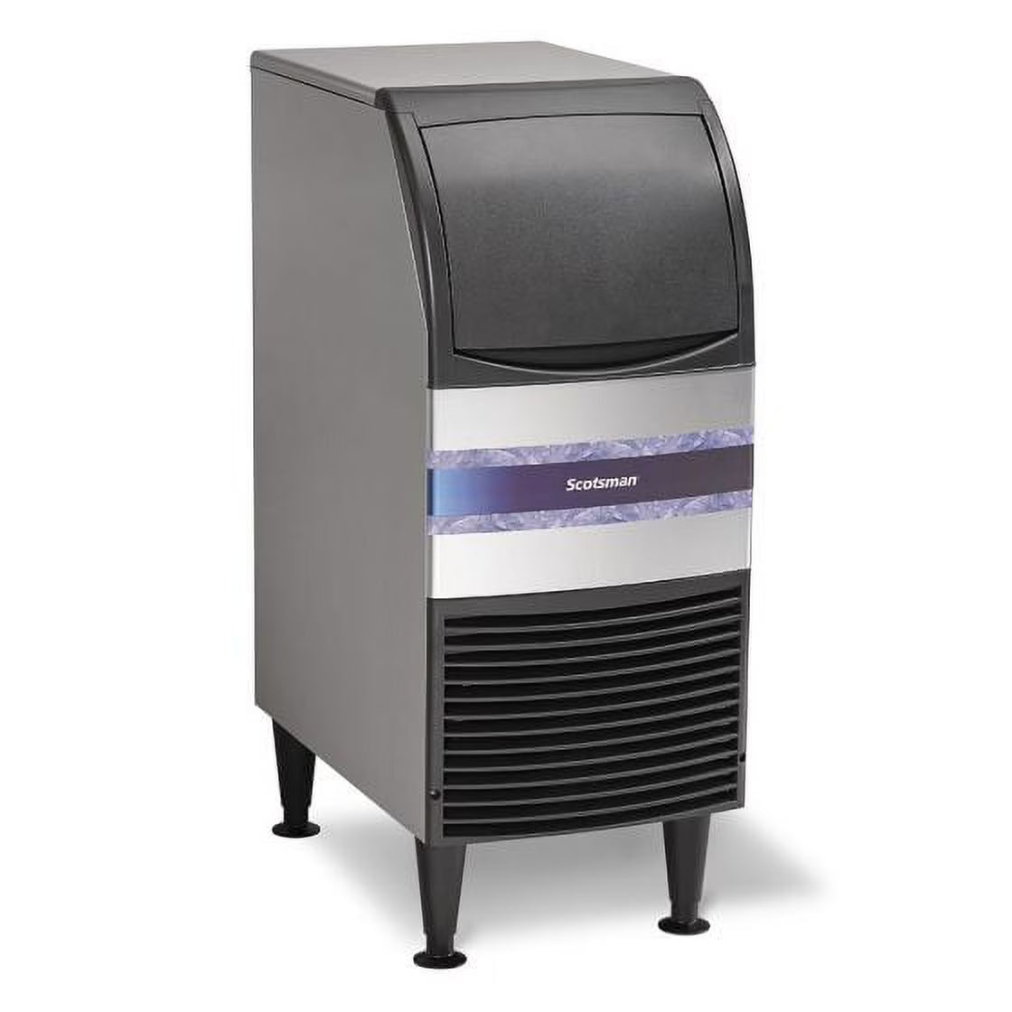Scotsman CU0715MA-1,  Essential Ice, Large Cube, Compact Design, 80 lb / day, 36 lb storage bin, Crystal Clear Cubes