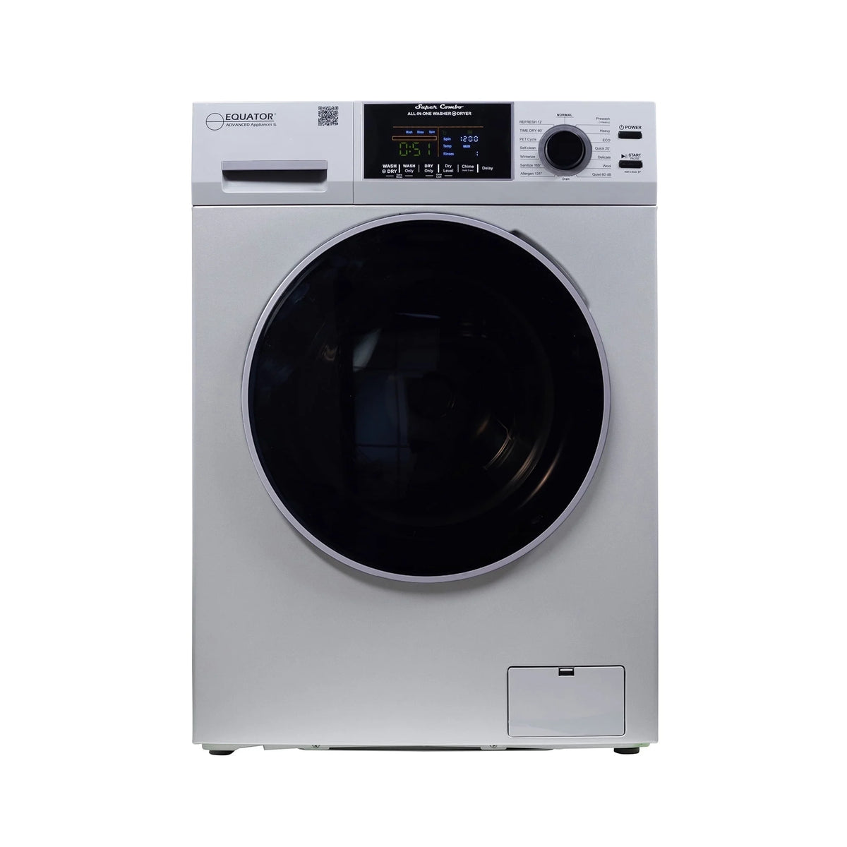 Equator Advanced Appliances Equator Fully Built-in All-in-One Combo Washer-Dryer Ventless