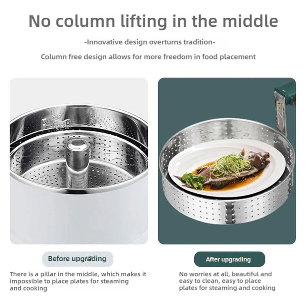 3 L Lifting Sugar Removal Rice Cooker, Low Sugar Rice Cooker with Low Carb Rice Steamer Basket,Speed Adjustable,Touch Control for Family Use