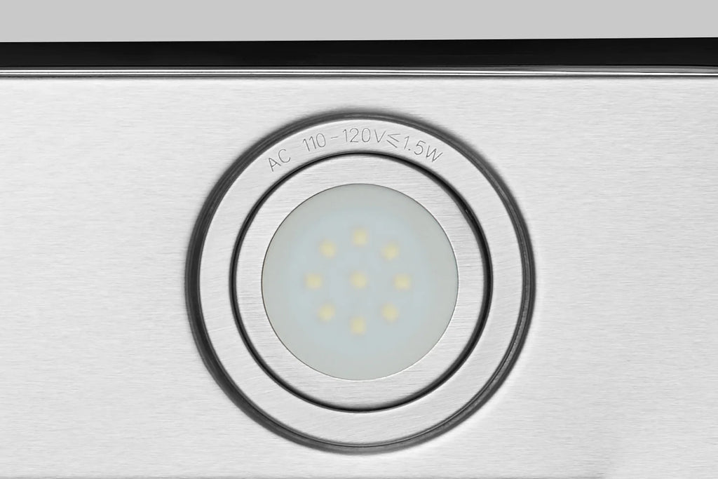 Hauslane WM-600SS-30 30 in. Convertible Stainless Steel Wall-Mounted Range Hood with Charcoal Filter
