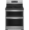 Ge Profile Pb965 30" 6.6 Cu. Ft. Free Standing Electric Double Oven Convection Range -