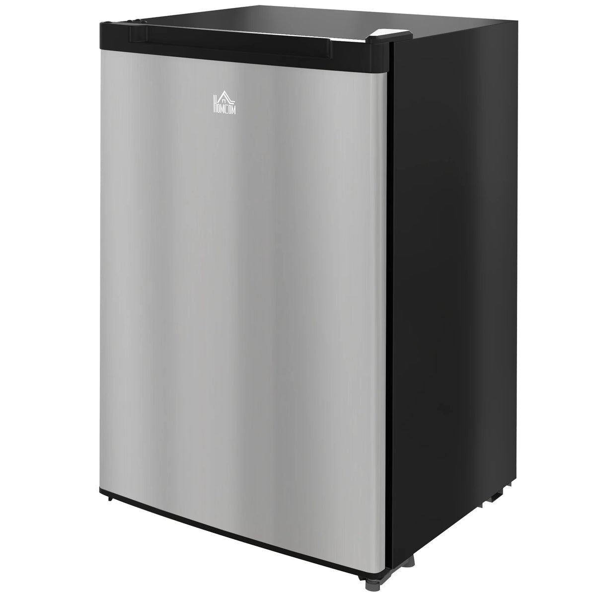 Upright Freezer, 3.0 Cubic Feet Compact Mini Freezer with Reversible Single Door and Adjustable Thermostat, Small freezer for Home, Dorm, Apartment, Home Office, Silver