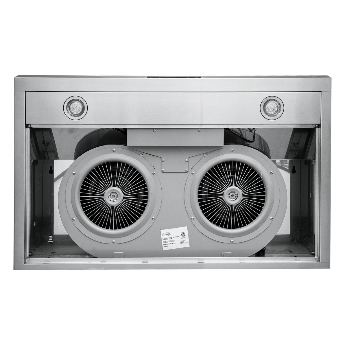 36 in. Under Cabinet Range Hood with Digital Touch Controls in Stainless Steel
