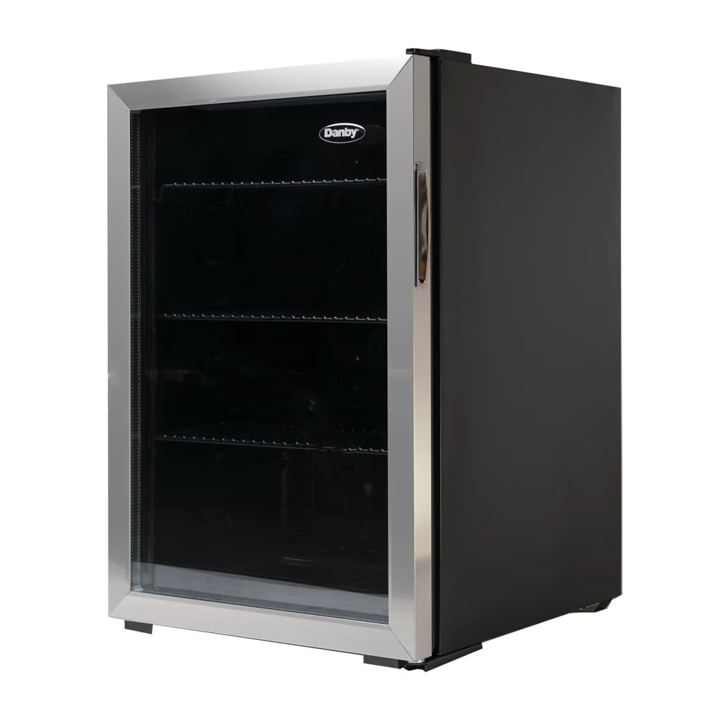 Danby 2.6 cu. ft. Free-Standing Beverage Center in Stainless Steel DBC026A1BSSDB