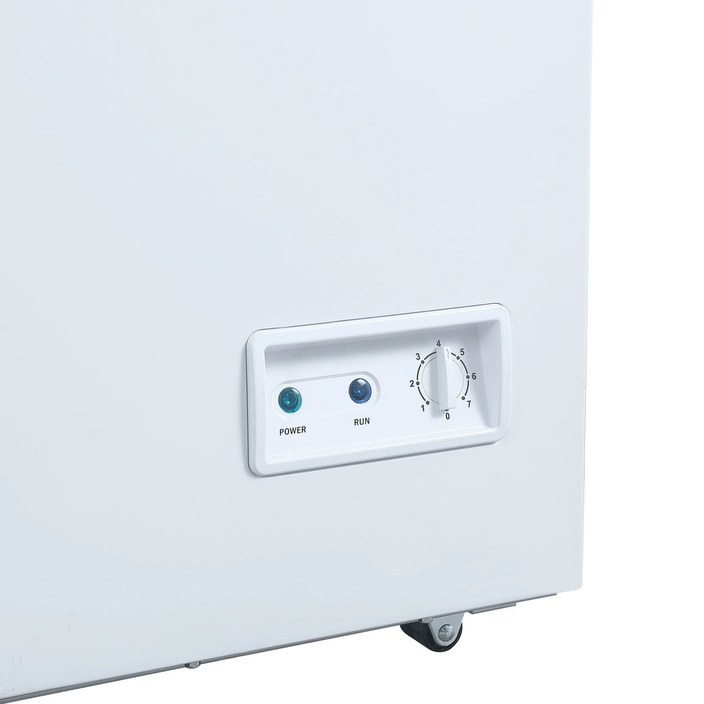 Hamilton Beach 25 Cu. Ft. Chest Freezer, 2 Doors, Garage Ready, White
