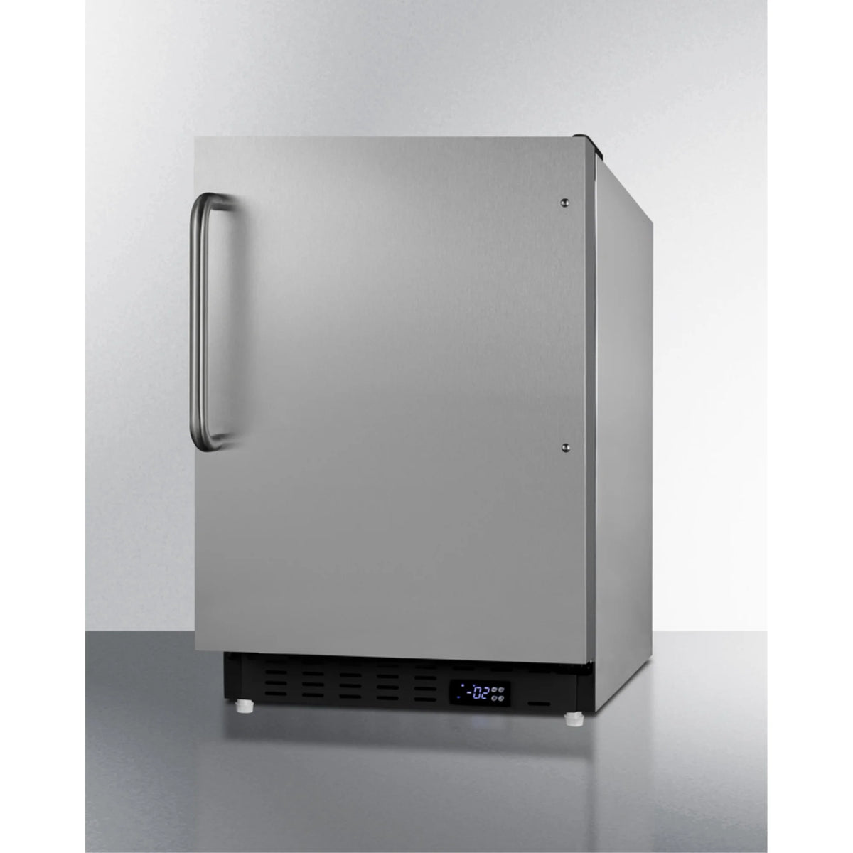 ADA compliant built-in or freestanding 20" wide manual defrost all-freezer for residential use