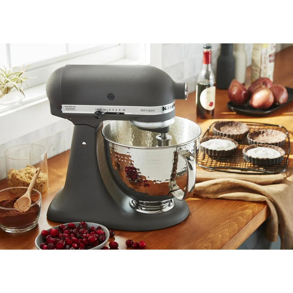 KitchenAid 5 Quart Tilt Head Hammered Stainless Steel Bowl, KSM5SSBHM