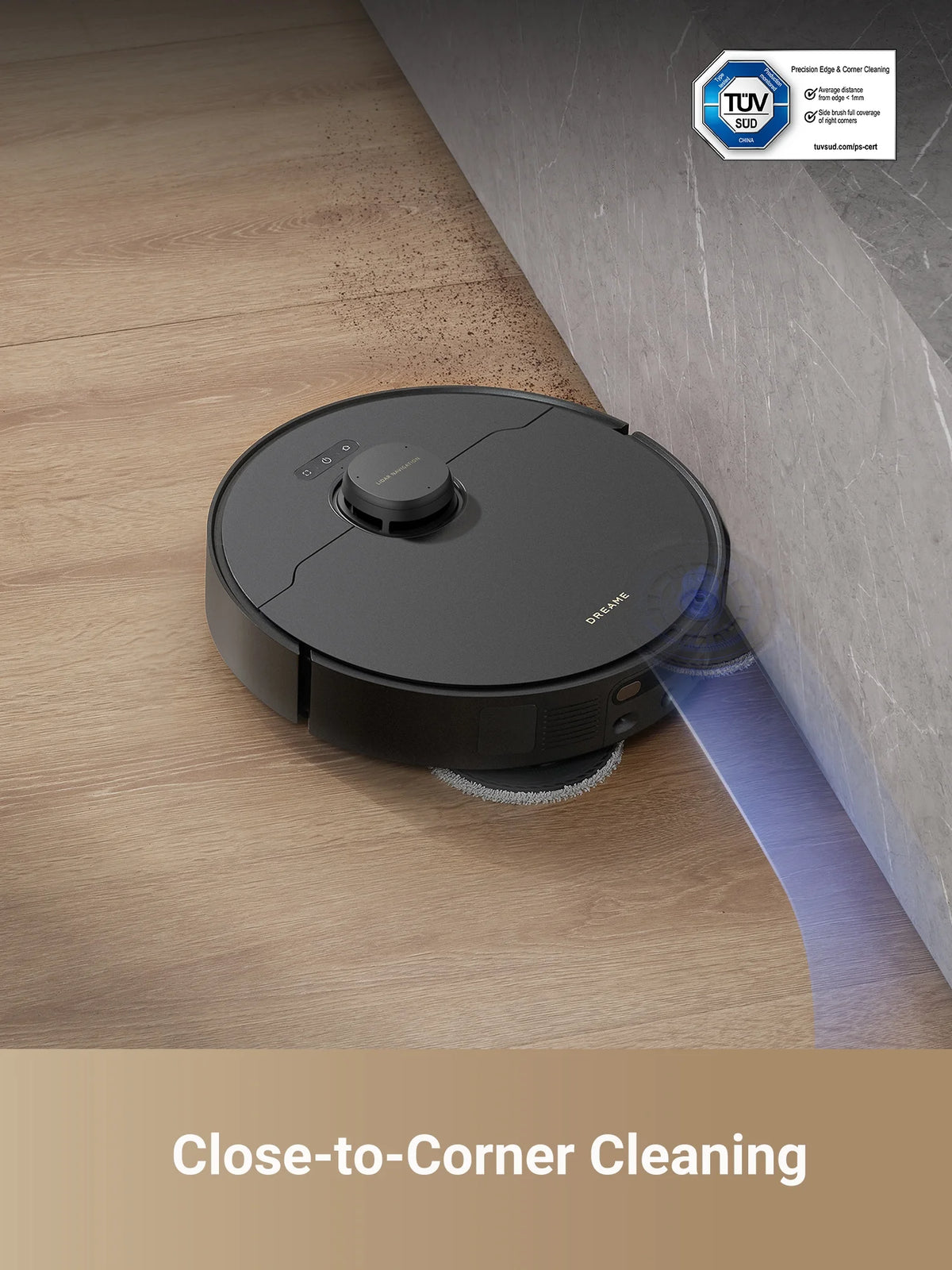 dreame L40 Ultra Robot Vacuum with Removable & Liftable Mop, Extendable & Liftable SideBrush, 11,000Pa Suction, 149a?? Mop & Washboard Self Cleaning, Auto-Empty, Auto Refill, Voice Control