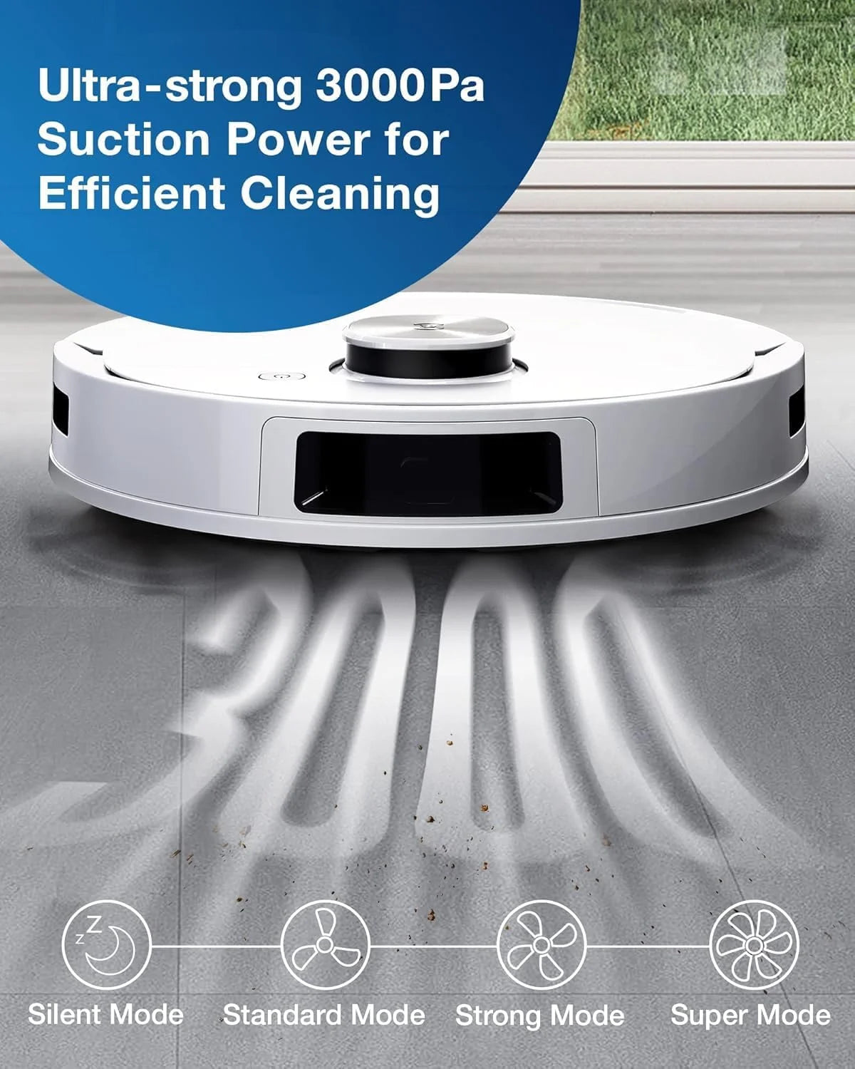 ECOVACS DEEBOT T10 PLUS Neo Robot Vacuum and Mop, Auto-Empty, AIVI 3.0, OZMO Pro 3.0 Oscillating Mopping, 3D Map, Air Freshener