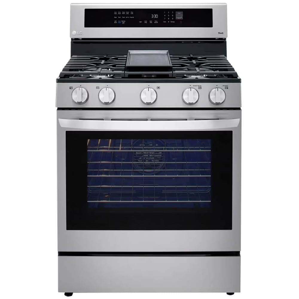 LG 30�� 5.8 cu ft Slide-In Gas Range in Stainless Steel