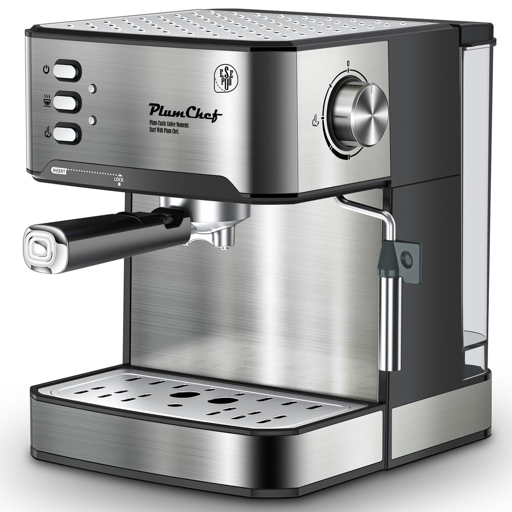 20 Bar Espresso Machine with Milk Frother, Single & Double Shot, ESE Pod Compatible, Removable Water Tank for Cappuccino, Latte, & Machiato for Home Barista