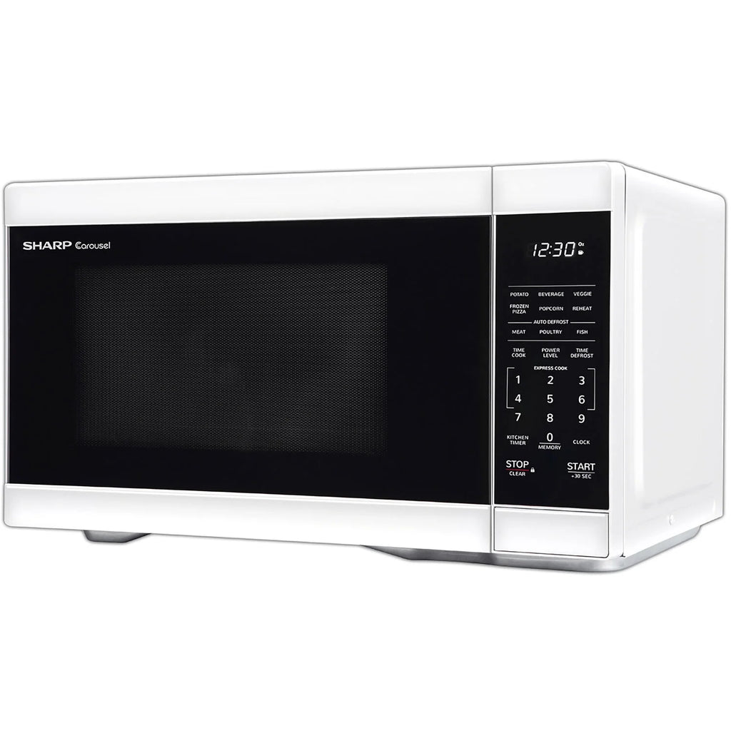 Sharp 1.1-Cu. Ft. Countertop Microwave Oven in Black