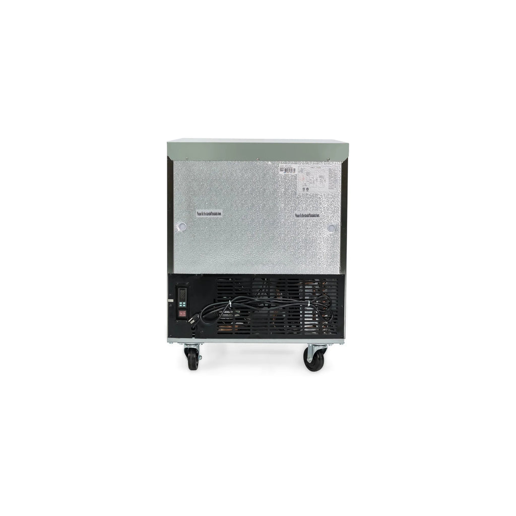 Norpole 6 cu. ft. Commercial Under Counter Upright Freezer in Stainless Steel in Stainless Steel