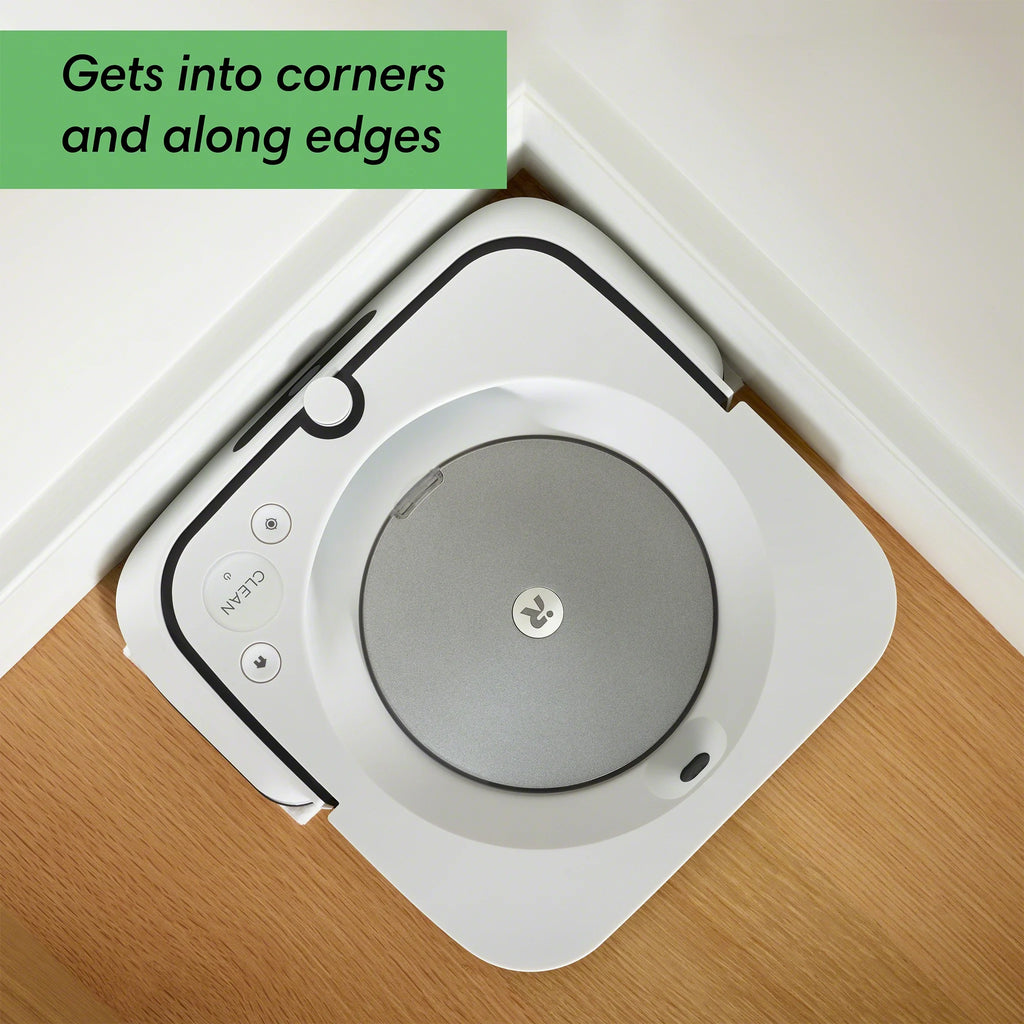 iRobot Braava Jet M6 (6110) Ultimate Robot Mop- Wi-Fi Connected, Precision Jet Spray, Smart Mapping, Works with Google Home, Ideal for Multiple Rooms, Recharges and Resumes