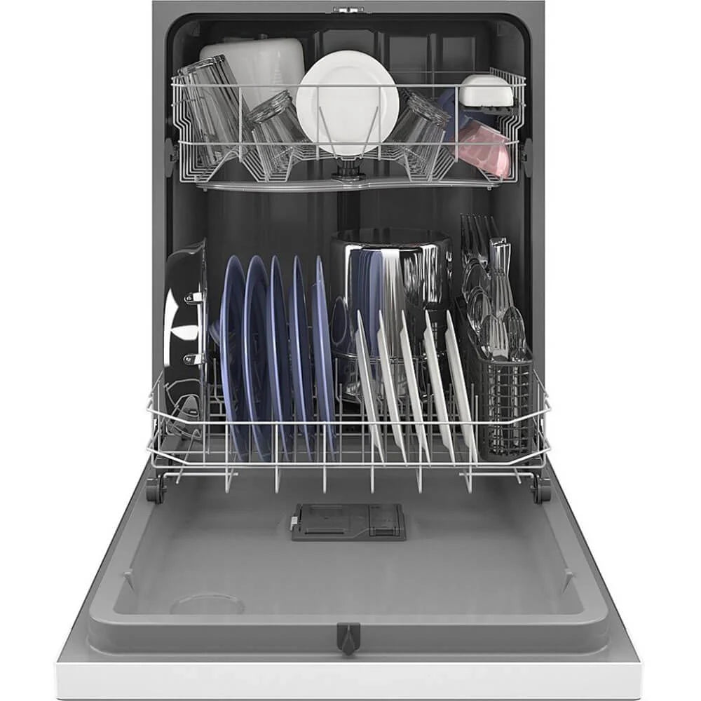 Hotpoint HDF310PGRWW 60 dBA White Front Control Dishwasher