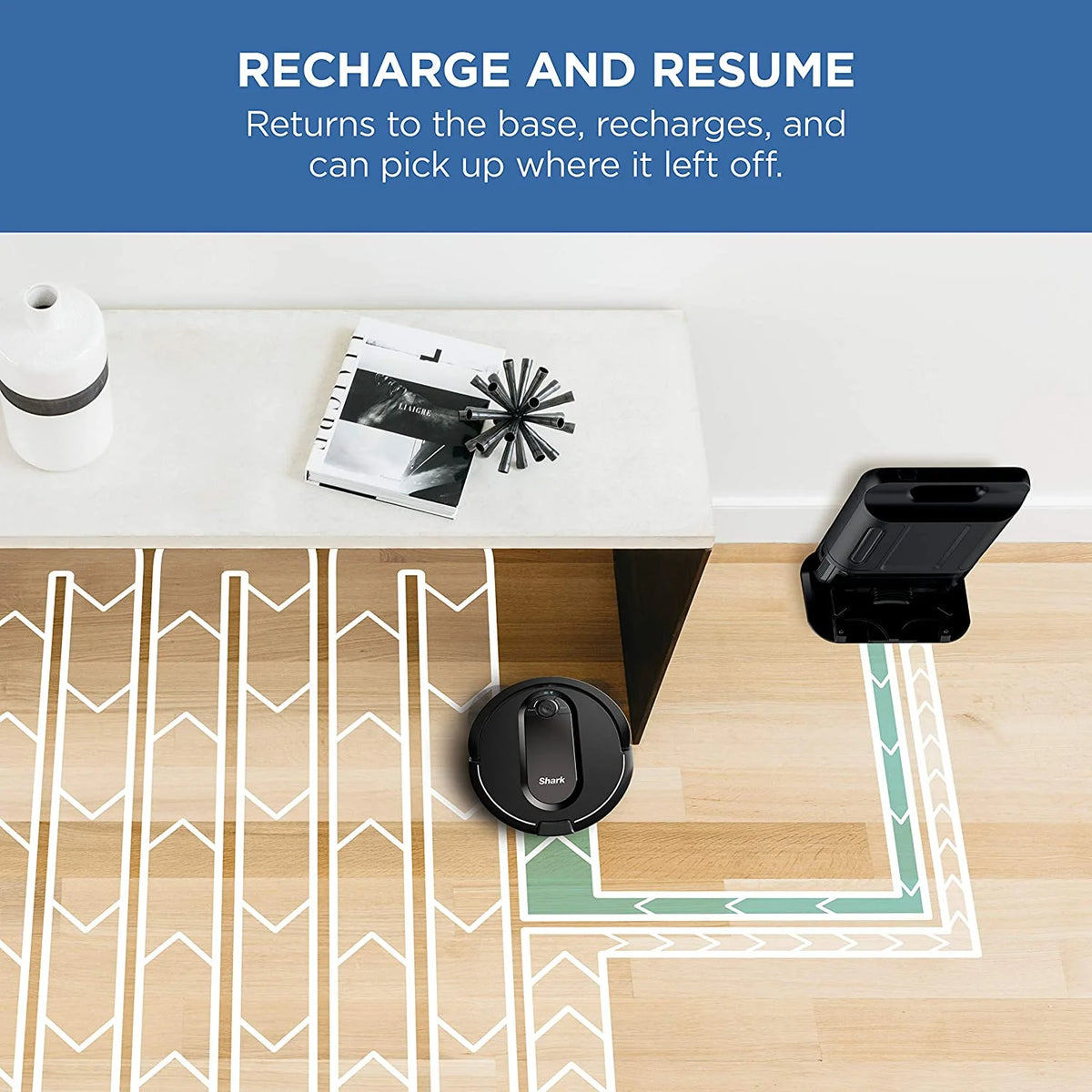 Shark IQ Intelligent Wifi Robot Vacuum Cleaner w/ Self Empty Charger Base, Black