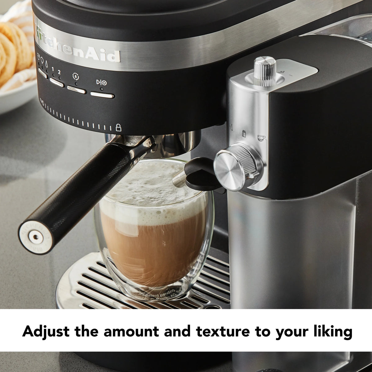 KitchenAid Automatic Milk Frother Attachment, Black Matte, KESMK4