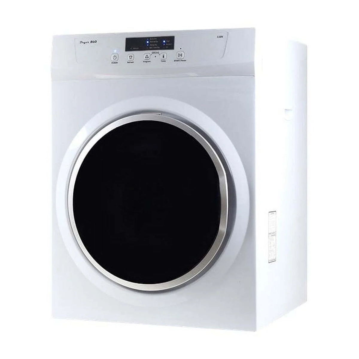 3.5 cu.ft. Compact Electric Standard Dryer with Refresh function, Sensor Dry, Wrinkle guard