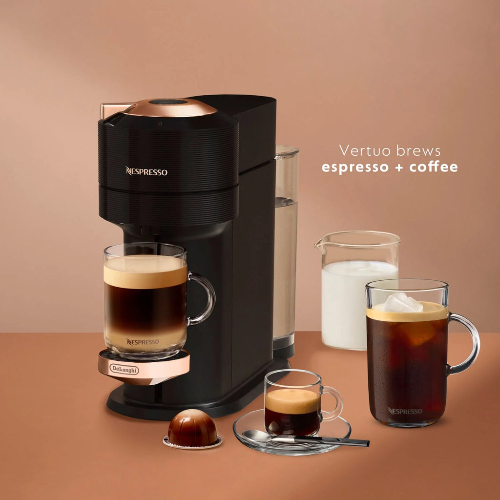 Nespresso Vertuo New Next Coffee and Espresso Maker by DeLonghi, Dark Gray, Single-Serve Brewers