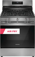 Frigidaire FCRG3083AS 30" Wide Slide-In Gas Range with Air Fry, Stainless Steel