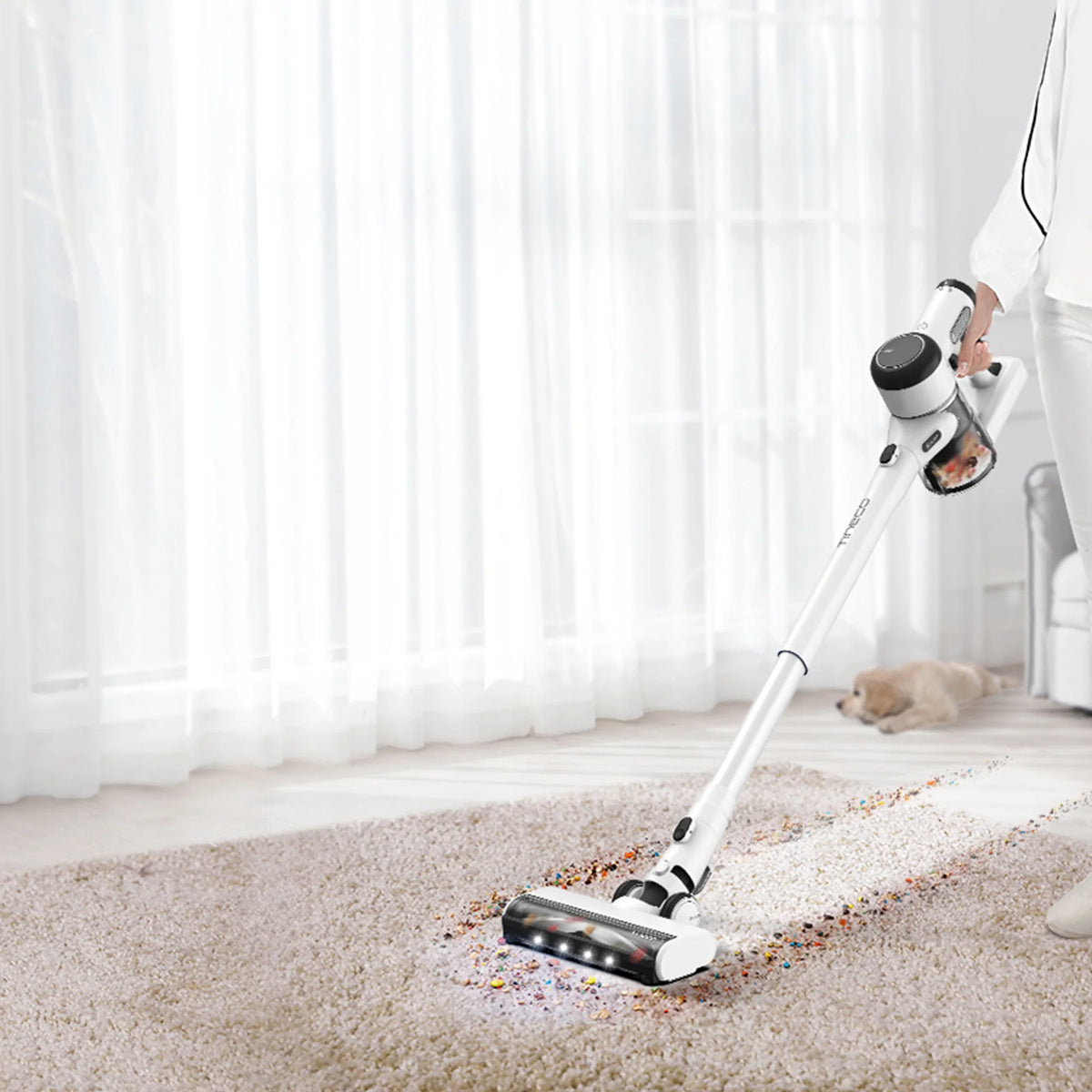 Restored Tineco Pure One X Pet Smart Lightweight Cordless Stick Vacuum (Refurbished)