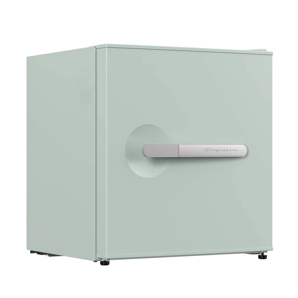 Frigidaire 1.6 cu ft retro compact fridge built in side bottle opener-W: 19.01" x L: 18.7" X H: 19.8" (Azure)