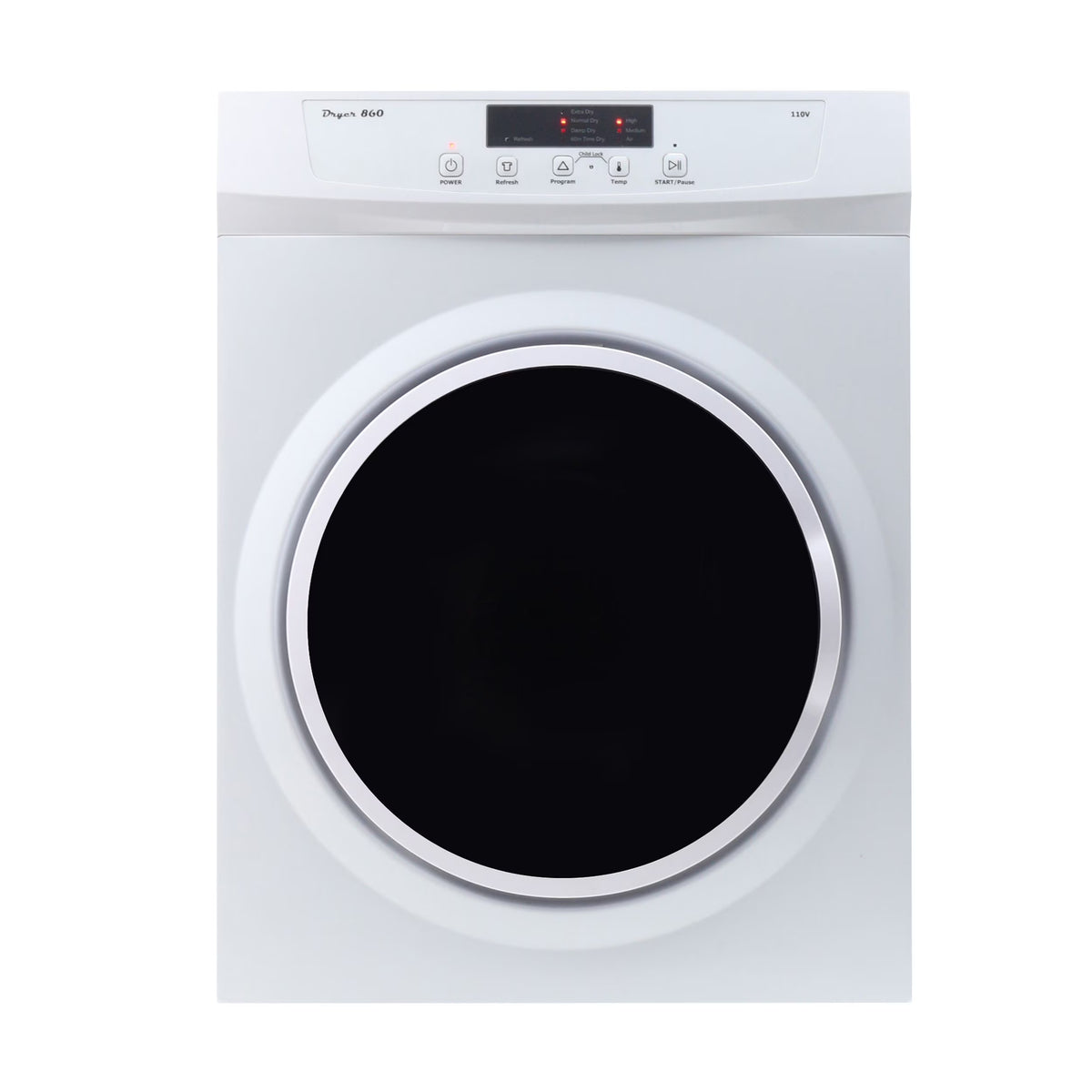 Equator 3.5 cu.ft. 110 V Front Load Compact Standard Vented Sensor Dry/Refresh in White
