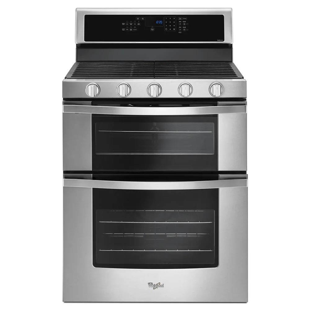 Whirlpool 30a?? 6.0 cu ft Gas Double Oven Range in Stainless Steel
