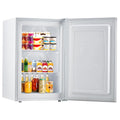 M optimized Upright Freezer, 3.0 Cu.Ft. Compact Mini Freezer with Reversible Single Door, 7 Adjustable Thermostat & 3 Removable Shelves, for Apartment, Dorm, Home, Office