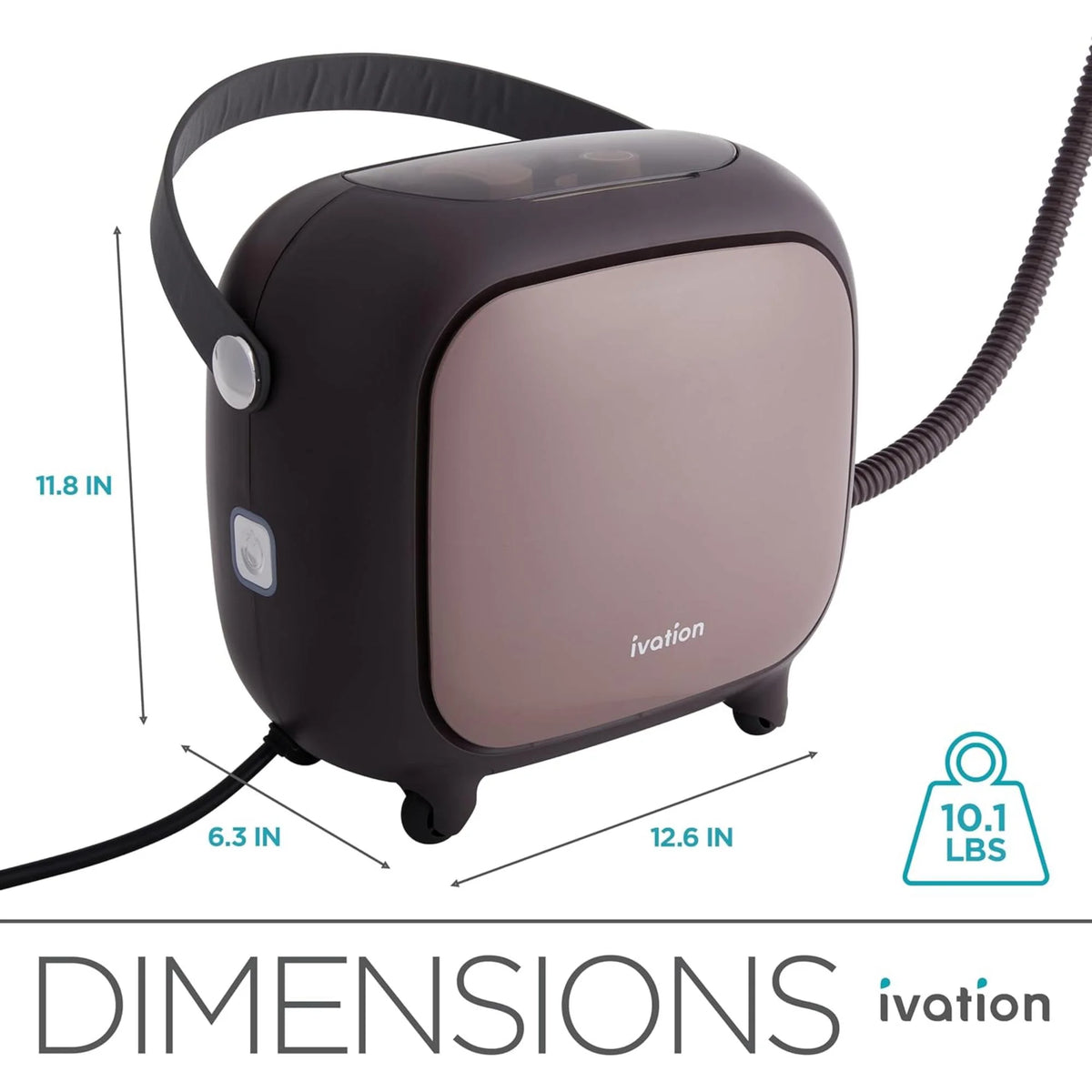 Ivation Steam Cleaner, Powerful Multipurpose Steamer w/ 18 Accessories