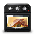 PlumChef 12 Quart 4 Slices Air Fryer Convection Toaster Oven, 1500W , 4 Cooking Modes,  7 in 1 Multifunction with Roast,  Bake, Grill, Broil, Toast, Dehydrate, Defrost, Stainless Stee