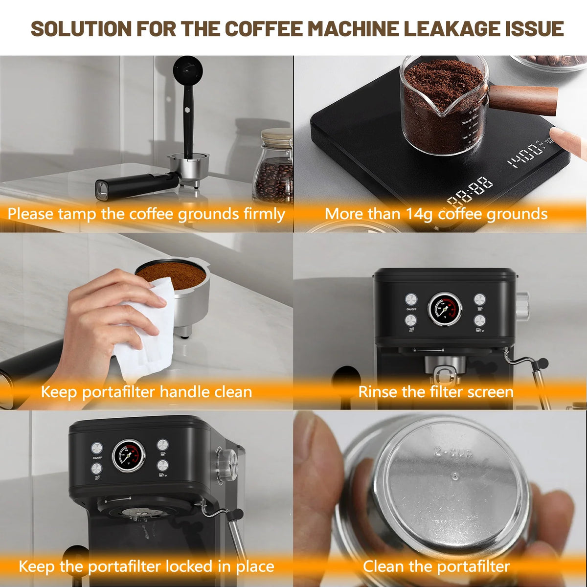 Empstorm 20 Bar Espresso Machine with Milk Frother Steam Wand, 3-in-1 Coffee Maker, Compatible with NS Pods, Stainless Steel, for Latte & Cappuccino, Beige