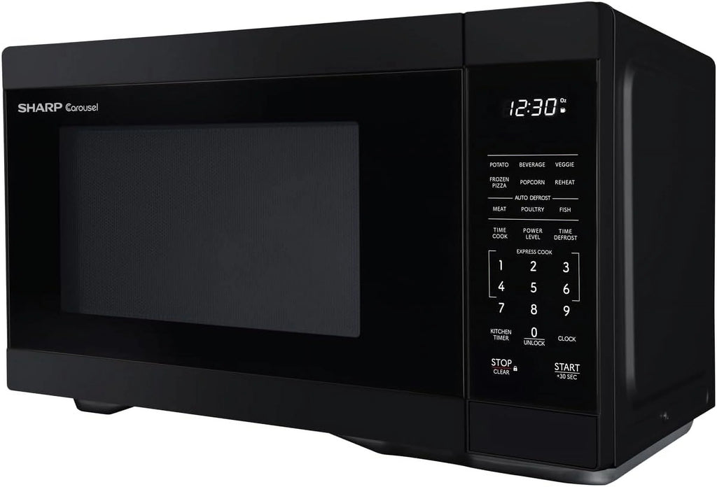 Countertop Microwave, 1000W, 1.1 cu ft, BLACK