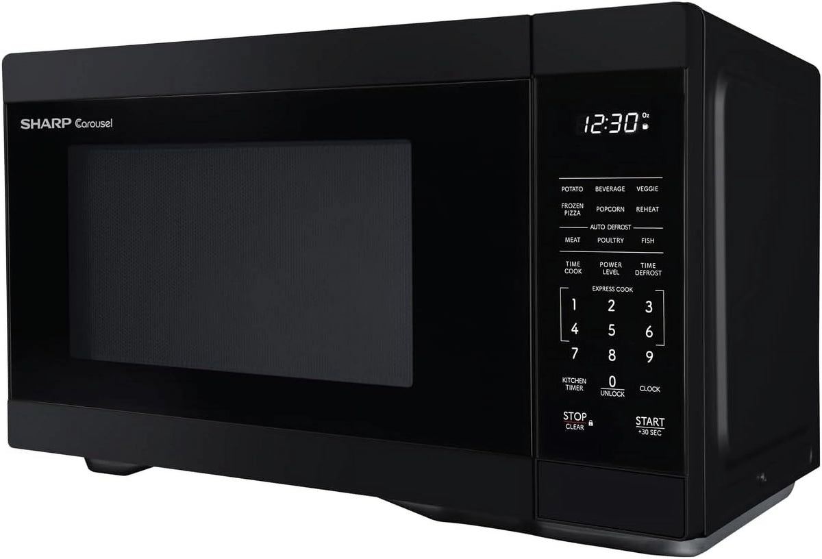Countertop Microwave, 1000W, 1.1 cu ft, BLACK
