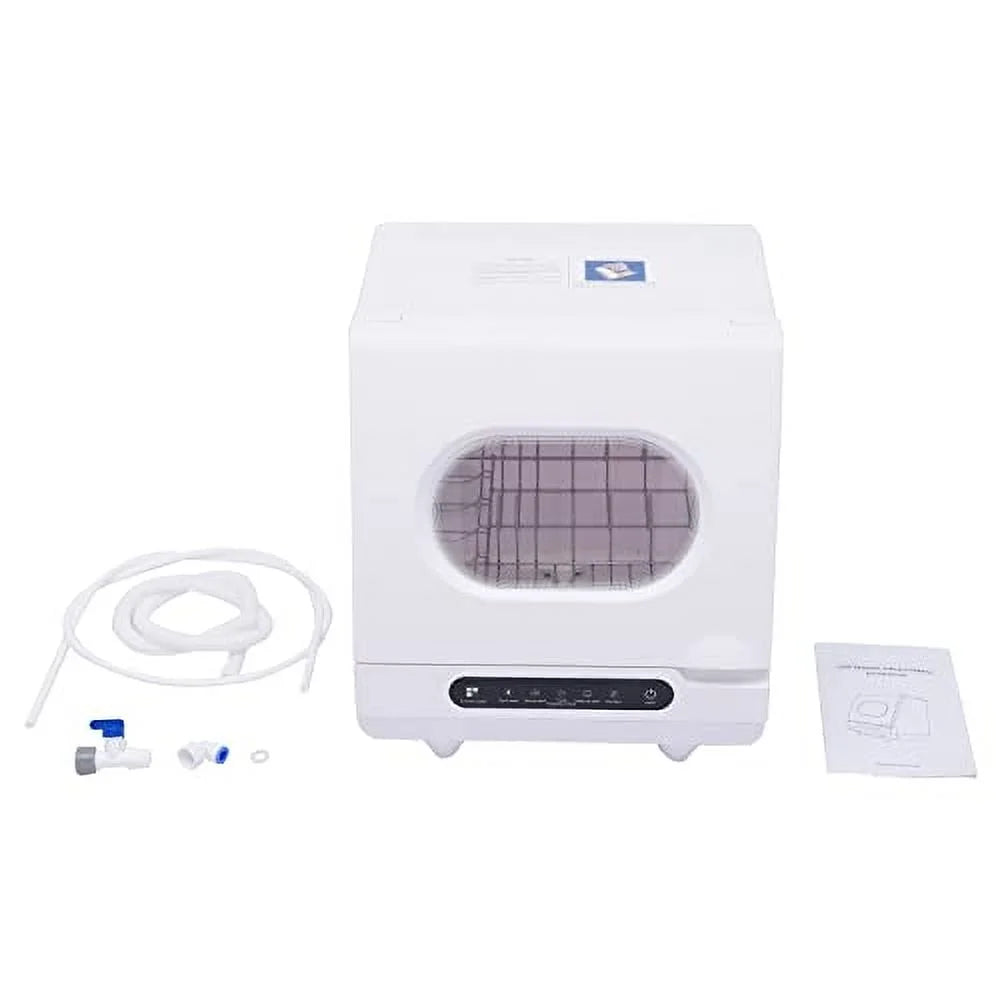1200W Portable Countertop Dishwasher 5 Washing Programs Compact Countertop Dishwasher 360�� Spray Dish Washing For Kitchen,Apartment, Dorm, Office & Rvs