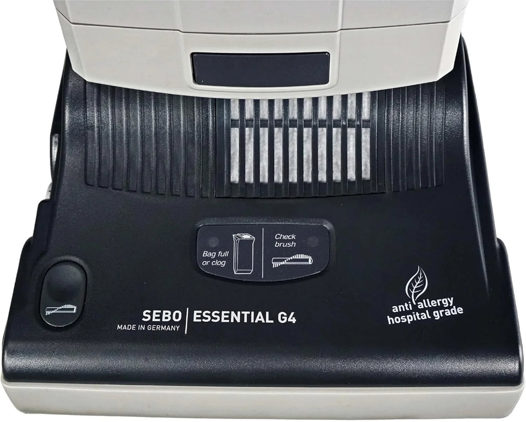 SEBO Essential G4 Vacuum, 12" Power Head, 40' Cord, Tools, Hospital-Grade Filter