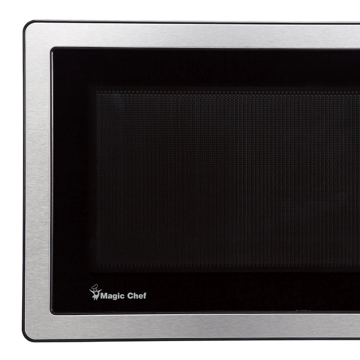Magic Chef 1.6 Cu. ft. 1100W Countertop Microwave Oven with Push-Button Door in Black, New