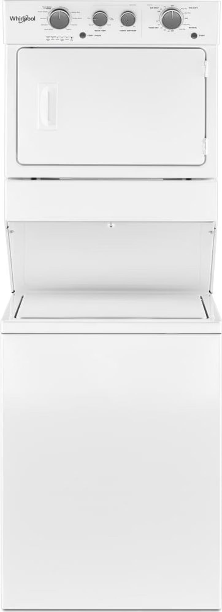 3.5 cu.ft Electric Stacked Laundry Center 9 Wash cycles and AutoDry?