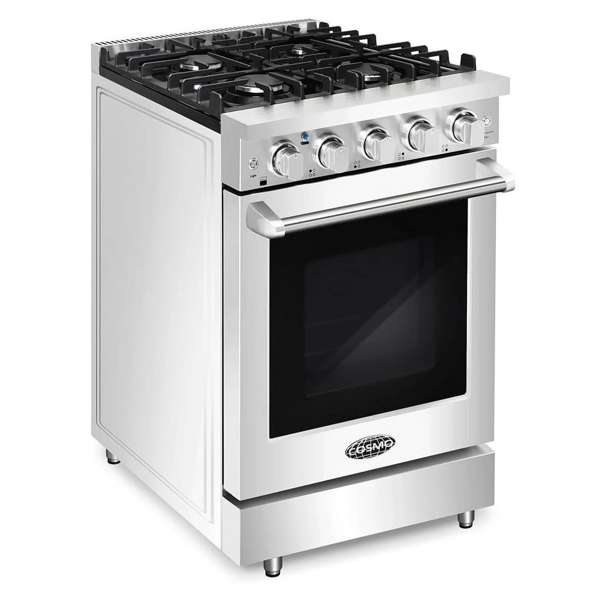 24 in. Freestanding Gas Range with 3.73 cu. ft. Capacity Oven in Stainless Steel