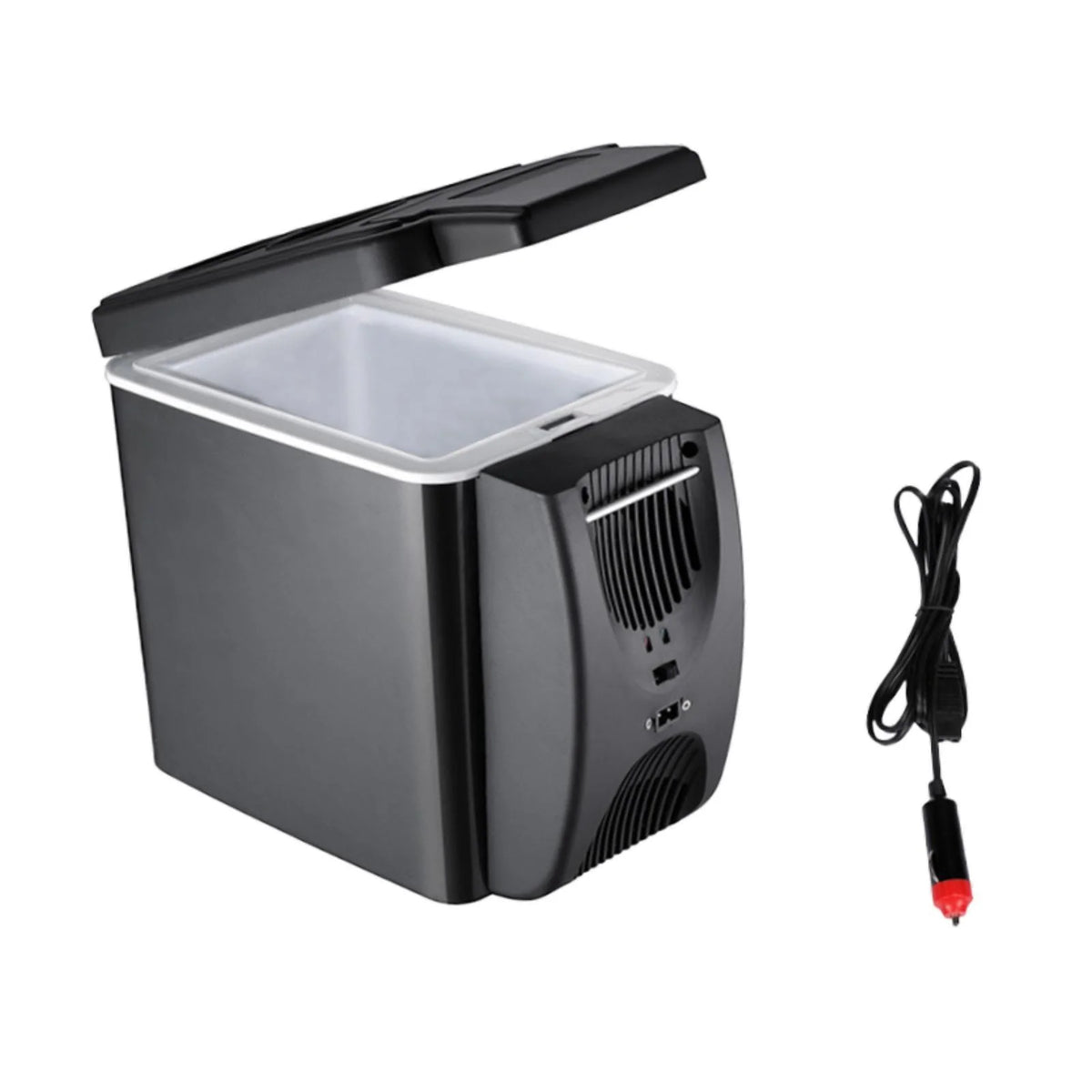 Esquirla Mini Fridge 6L Food Compact Office Can Small Car Refrigerator Freezer Single Hole