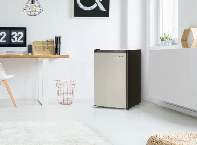 Danby 4.5 cu. ft. Compact Fridge with True Freezer in Stainless Steel (DCR045B1BSLDB)