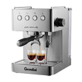 Gemilai G3005E Espresso Machine, Professional Espresso Maker With Milk Frother Steam Wand & 57oz Water Tank, Espresso Maker With 1500W Fast Heating For Latte Macchiato Cappuccino, Brushed Stainless S