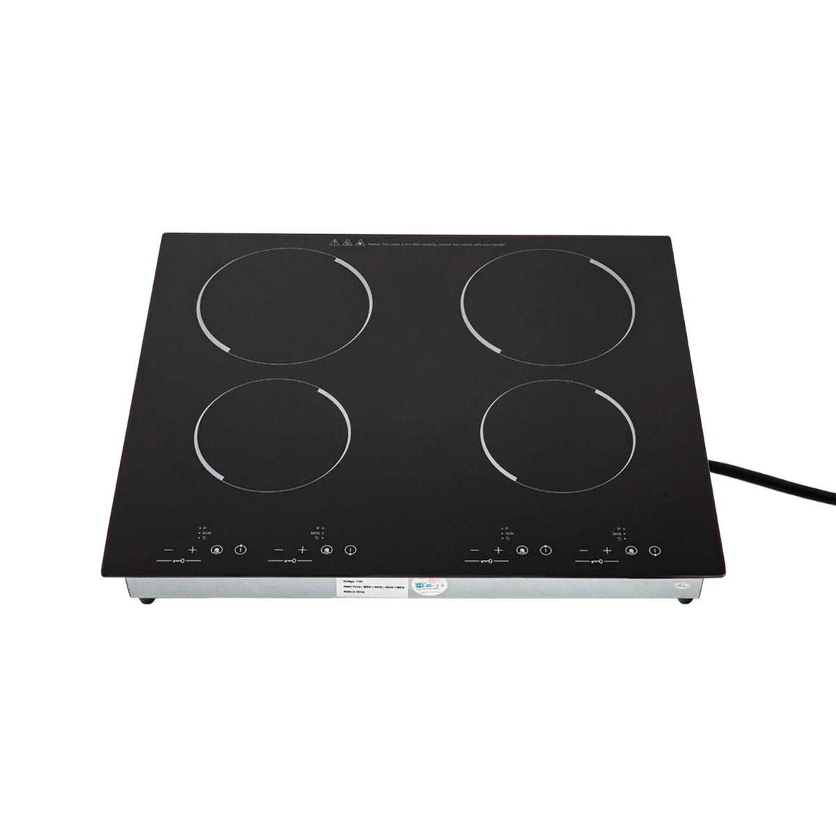 4-Burners Electric Ceramic Cooktop Built-in Cooktop Stove Ceramic Cooking Stove for kitchens, cabins
