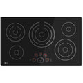LG LCE3610SB 36 inch 5 Burner Black Electric Cooktop
