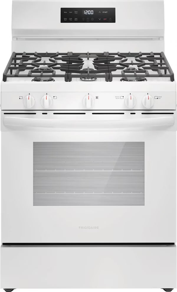 Frigidaire FCRG3062AS 30" Gas Range with Steam Clean, Stainless Steel