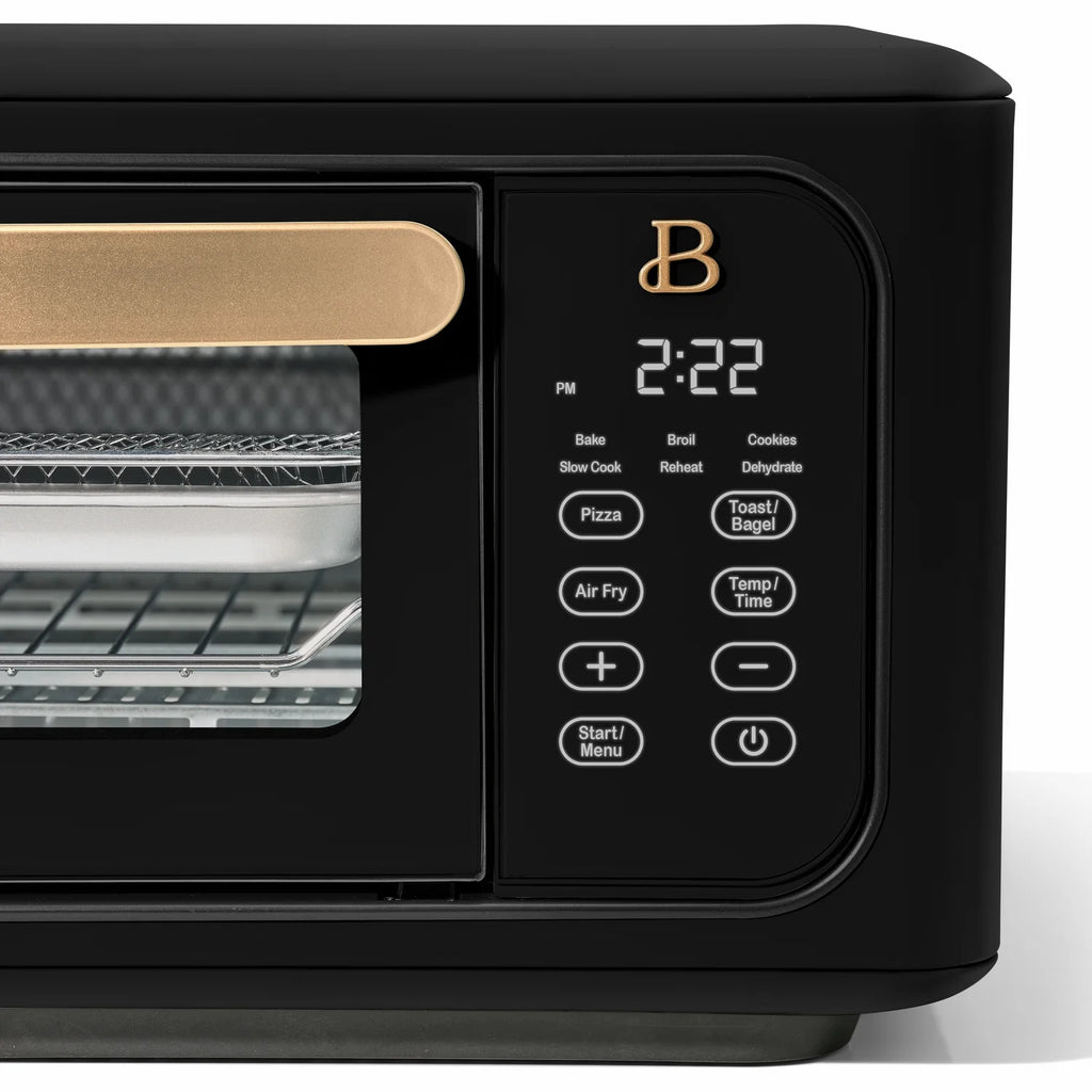 Beautiful Infrared Air Fryer Toaster Oven, 9-Slice, 1800 W, White Icing by Drew Barrymore