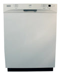 Sunpentown Energy Star 24�� Built-In Stainless Steel Tall Tub Dishwasher with Heated Drying, White SD-6501W