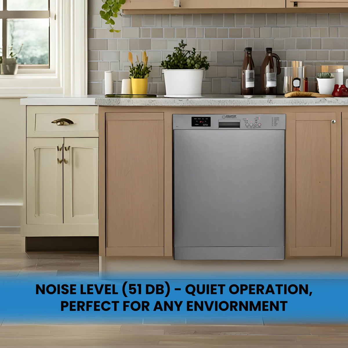Equator 24" Built in 14 place Dishwasher in Stainless Energy Star Certfied, Quiet Operation and Advanced Santization